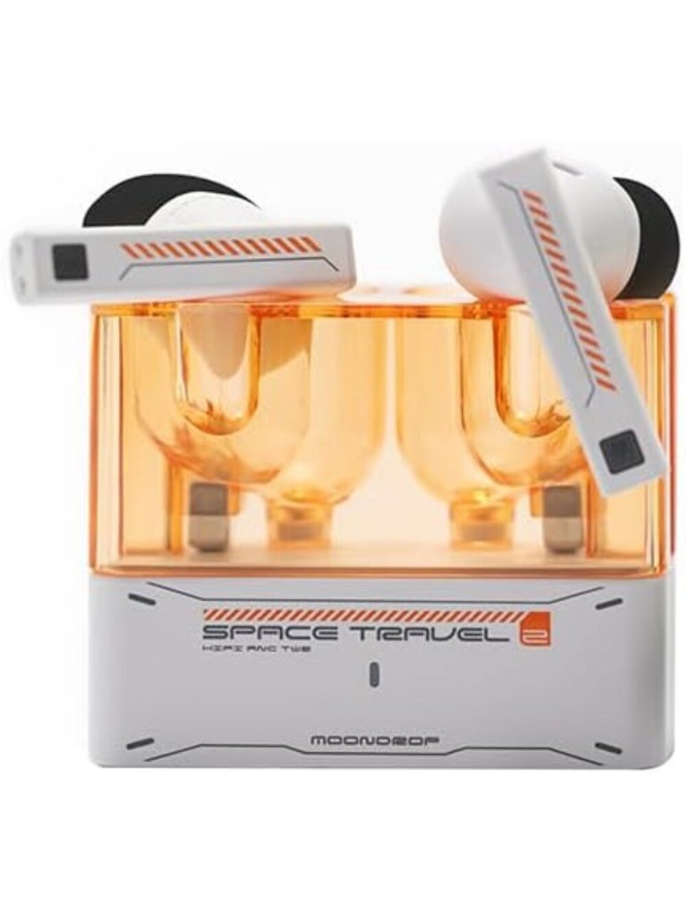 HiFi Noise-Canceling Wireless Earbuds, Bluetooth 6.0, Low-Latency Game Mode